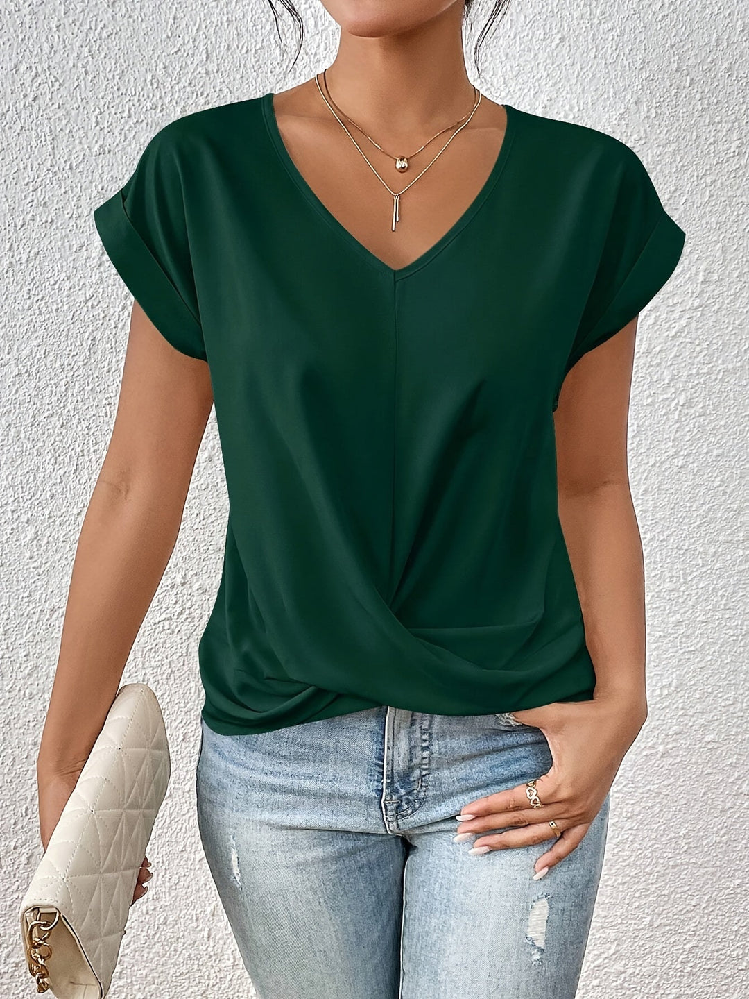JUNIE | RELAXED SWEETHEART NECK TEE