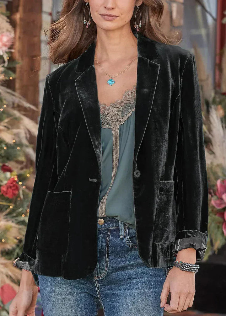 Peyton™ - Stylish Velvet Blazer